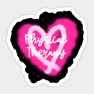 Physical Therapy, Valentine's Day Sticker